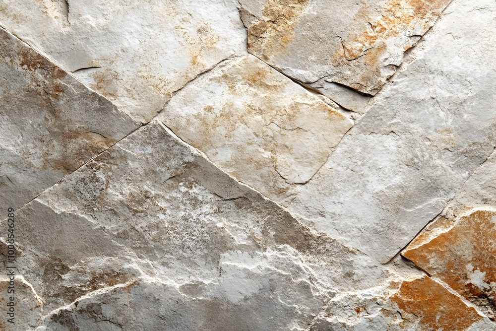 Poster detailed flatlay top down photo showcasing a solid color stone tile textured surface background in m