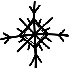 Christmas, New Year Vector Icon element, Isolated white background