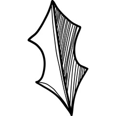 Christmas, New Year Vector Icon element, Isolated white background