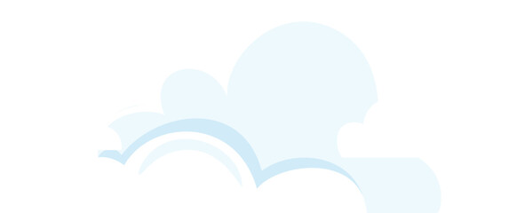 Set Of Clouds Cloud icon Vector Illustration