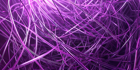 Obraz premium Confusion (Purple): A series of intersecting lines, symbolizing uncertainty or perplexity.