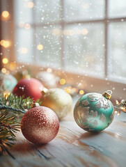 christmas decoration on a christmas tree