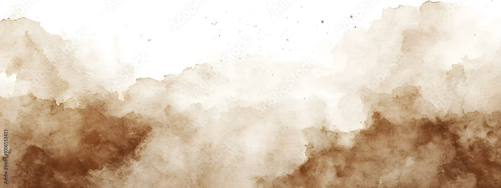 Poster ethereal and serene abstract background with a soft hazy and minimalist watercolor texture in muted 