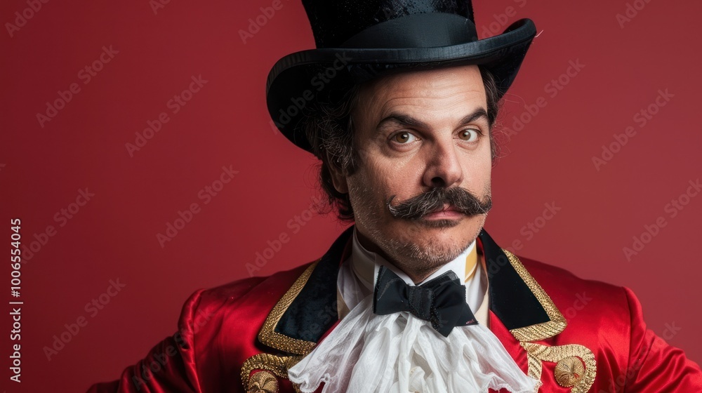 Canvas Prints Ringmaster in Red