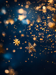 Christmas and New Year-themed graphic background