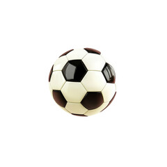 Fototapeta premium Classic Soccer Ball on White Background