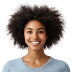  A person with their face obscured by pixelation, featuring a prominent afro hairstyle