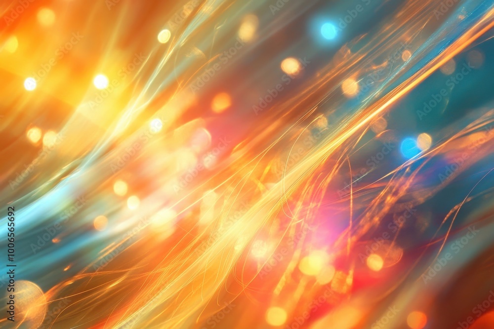 Poster vivid fireworks backdrops with bright light and abstract patterns