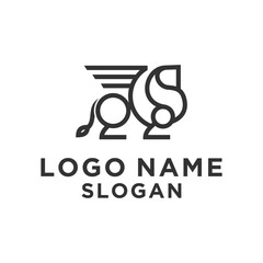 black lion logo simple minimalist lines