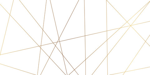 Obraz premium Abstract luxury seamless premium shiny golden random chaotic square and triangle lines on transparent background. Vector, illustration