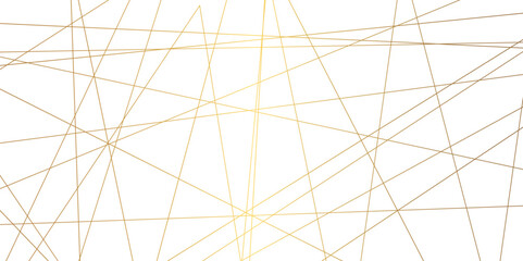 Seamless luxury geometric premium golden random chaotic lines on transparent background. Luxury banner presentation gold line vector, illustration