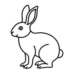 Vibrant Vector Illustration of the Rabbit Zodiac Embodying Peace and Happiness
