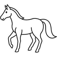 Stunning Horse Zodiac Icon with Vector Illustration for Astrology Enthusiasts
