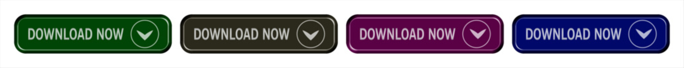 now download button isolated on white background