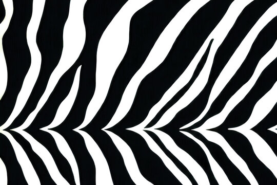 Flat zebra skin pattern background