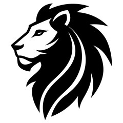 Embrace Simplicity with a Unique Minimal Lion Vector Illustration for Your Collection
