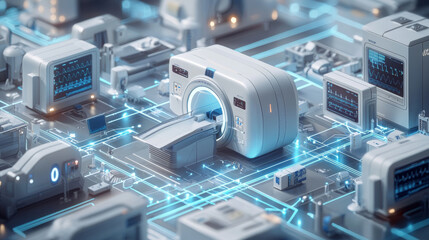 IoT concept smart medical scene