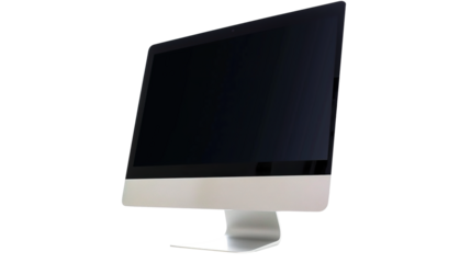Computer Monitor isolated on transparent background, PNG