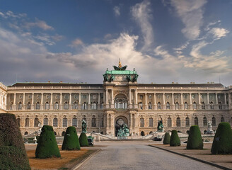 Obraz premium Alte Hofburg, Wien, Österreich 