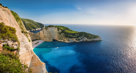 Fototapeta premium Zakynthos, Greek island, Navagio bay 