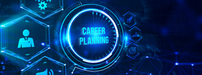Coach motivate to career growth. Personal development, personal and career growth. Potential concepts. 3d illustration