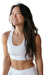 Fototapeta premium PNG Sports smile adult white.