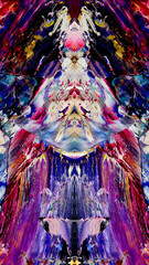 Abstract background wallpaper. Ethnic pattern. Mixtures of oil paint. Trendy hand painting canvas. Wall decor and Wall art prints Idea. 3D Texture. Art object