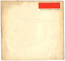 Collectors Issue unter rotem Kasten Rechteck - Vinyl 7-Inch Single Hülle Schallplattenhülle