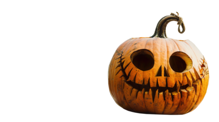 Halloween cartoon isolated on transparent background, PNG