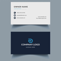 Sleek and Simple Business Card, Corporate Business Card Design.