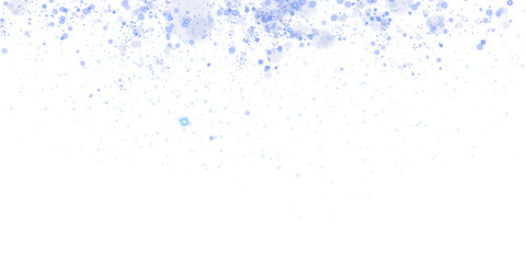 A luminous bokeh that gently shimmers with blue and purple light. Light abstract glowing lights. Glowing bokeh effect isolated. Christmas background made of glowing dust. PNG.