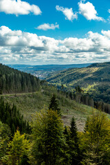 Herbstliche Wanderung durch den wunderschönen Thüringer Wald über den Kickelhahn bei Ilmenau - Thüringen - Deutschland