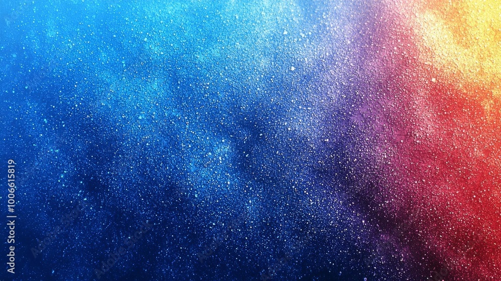 Poster hyber realistic photo of 4k digital grainy gradient with a colorful soft noise effect. a unique blen