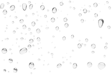 PNG Water droplets on a transparent glass surface water drops water droplets.