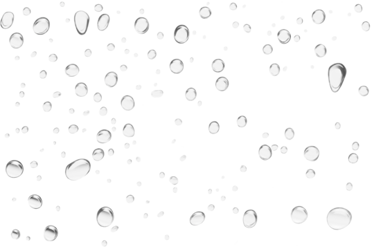 PNG Water droplets on a transparent glass surface water drops water droplets.