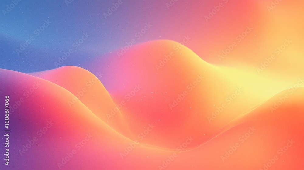 Poster hyber realistic photo of abstract gradient background with grainy texture , copy space for text,