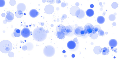 A luminous bokeh that gently shimmers with blue light. Light abstract glowing lights. Glowing bokeh effect isolated. Christmas background made of glowing dust. PNG.