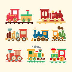 Toy train collection