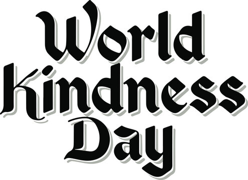 World kindness day vector art illustration