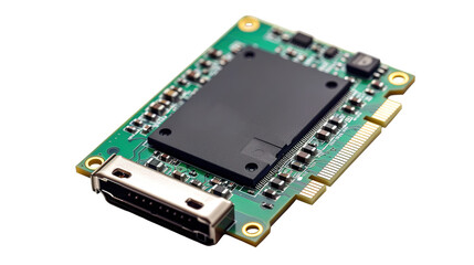 SSD Solid State Drive isolated on transparent background, PNG