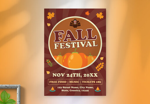 Fall Festival Flyer Layout