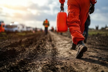 Relief workers providing protection and safety to vulnerable individuals during a humanitarian crisis, [humanitarian , relief , protection], [safeguarding lives], ,