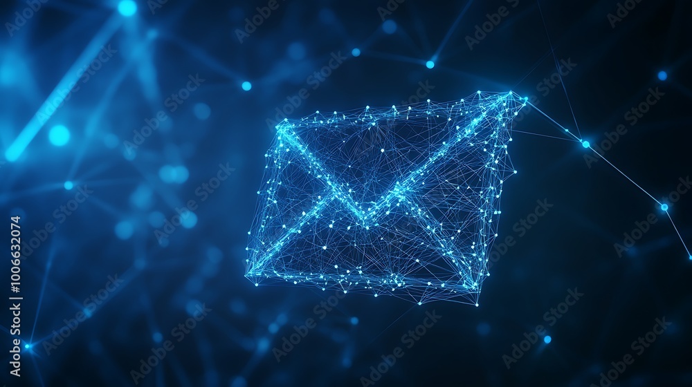 Poster abstract digital envelope: communication in a network