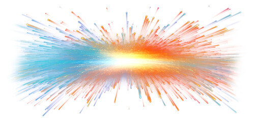 Obraz premium PNG Round light backgrounds fireworks.