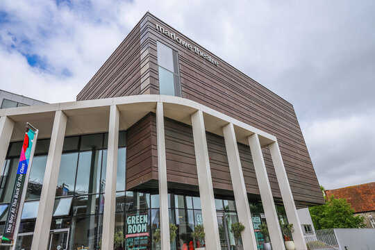 The Marlowe Theatre is a 1,200-seat theatre in Canterbury named after playwright Christopher Marlowe, who was born and attended school in the city.