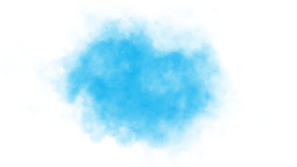 Blue fog smoke overlay