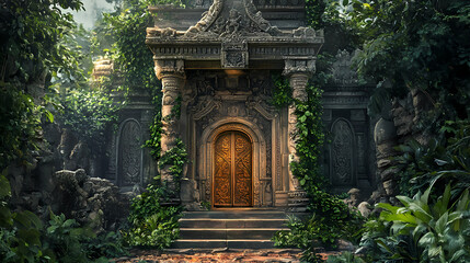 Obraz premium gate of the temple