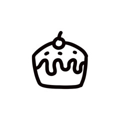 cake icon design vector illustration