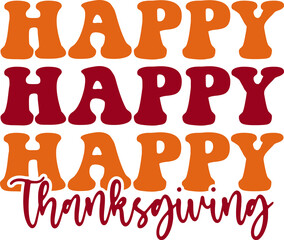 Happy Friendsgiving Thanksgiving typography clip art design on plain white transparent isolated background for card, shirt, hoodie, sweatshirt, apparel, card, tag, mug, icon, poster or badge
