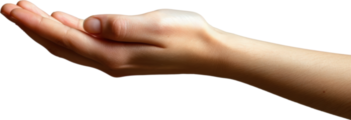 Open hand reaching out